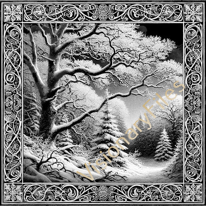 Christmas Custom Laser Engraved Slate Coasters